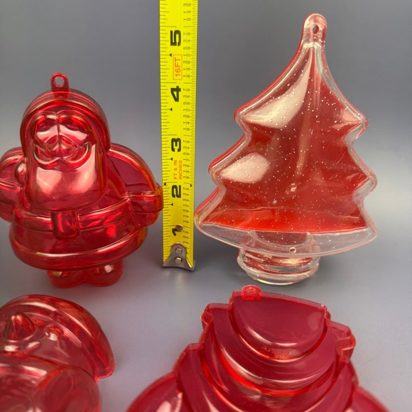 Christmas Candy Plastic Ornaments, set of 5. - Picture 8 of 8